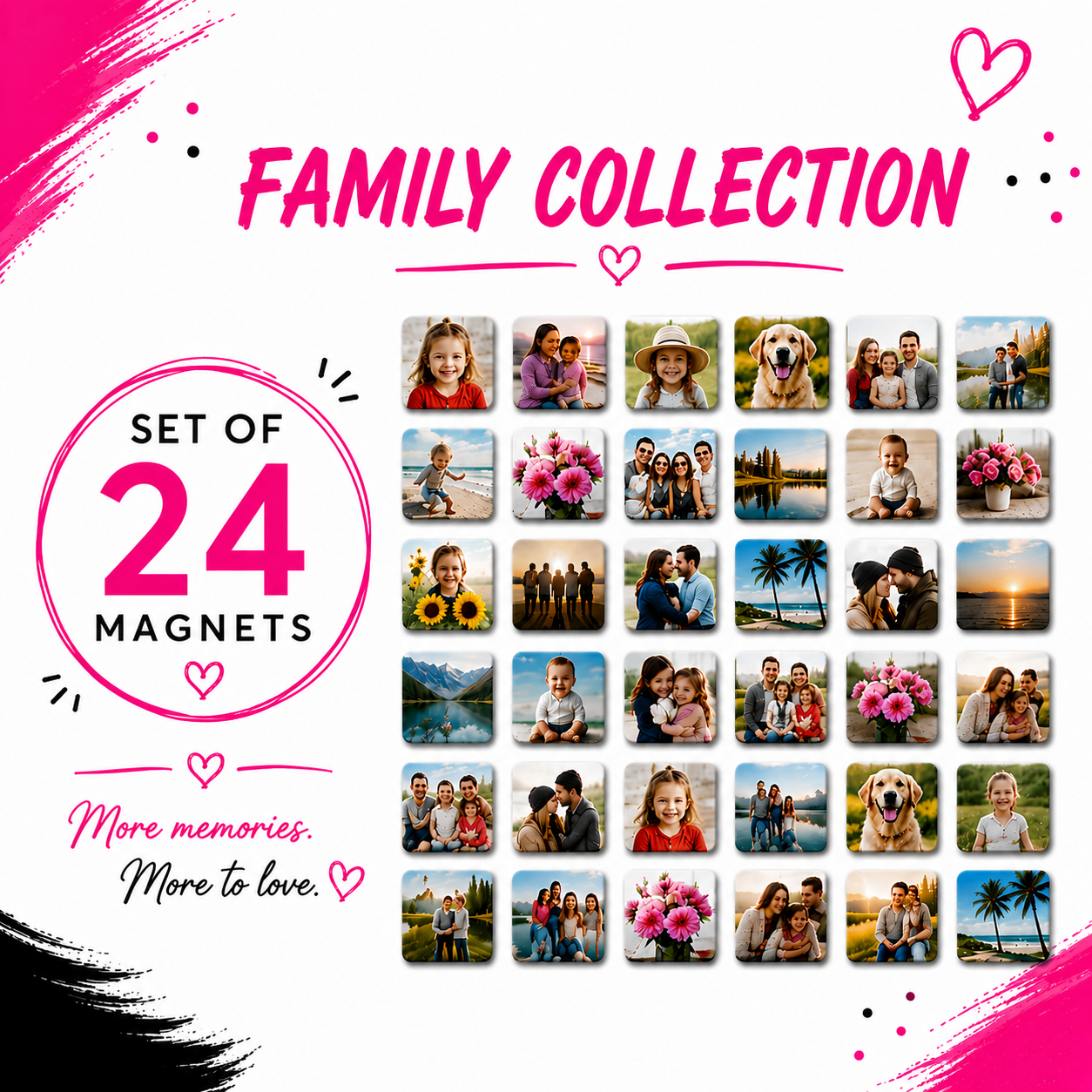 Family Collection (24 Magnets)