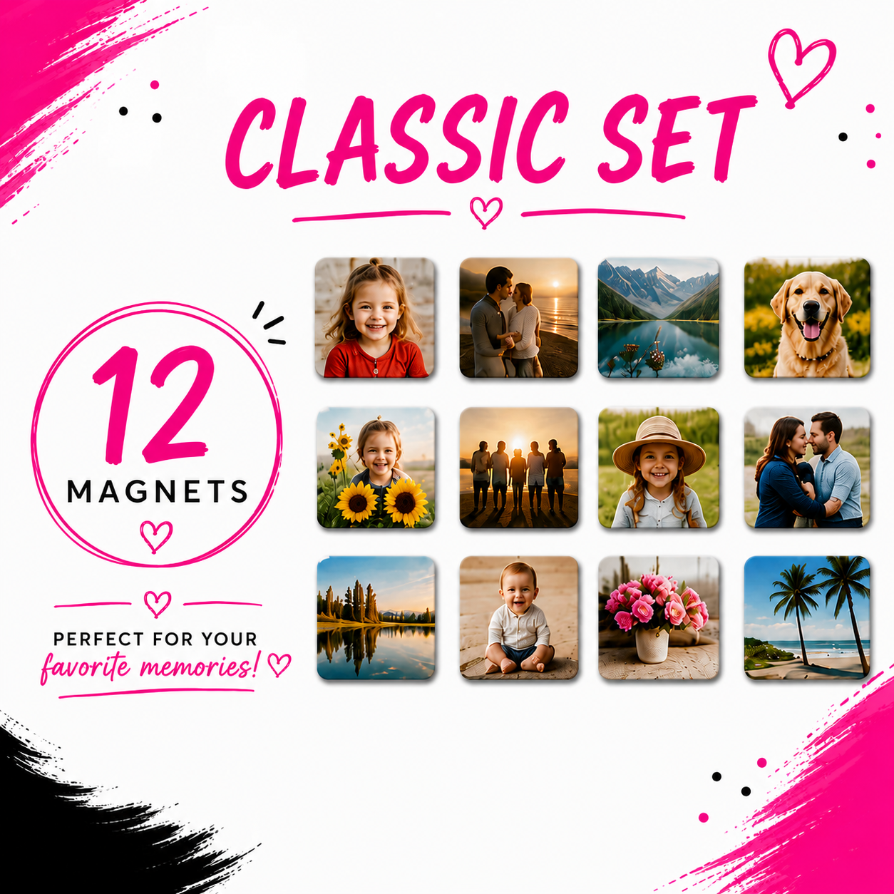 Classic Set (12 Magnets)