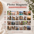 Custom Photo Magnets - Set of 24