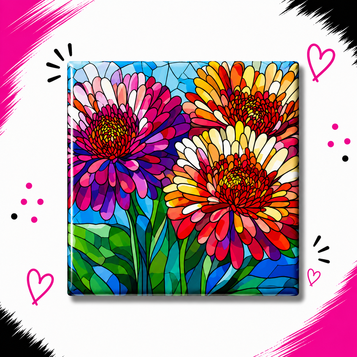 Mosaic Flowers