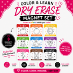 Dry Erase Color & Learn Magnet Set