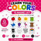Learn Your Colors Magnet Set