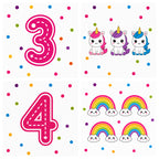 Dry Erase Count & Trace Magnet Set - PINK/GIRL