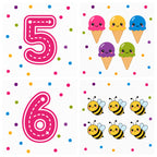 Dry Erase Count & Trace Magnet Set - PINK/GIRL