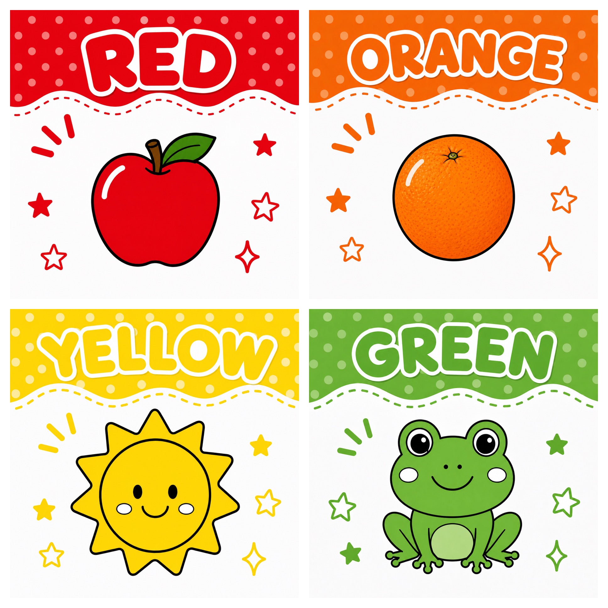 Learn Your Colors Magnet Set